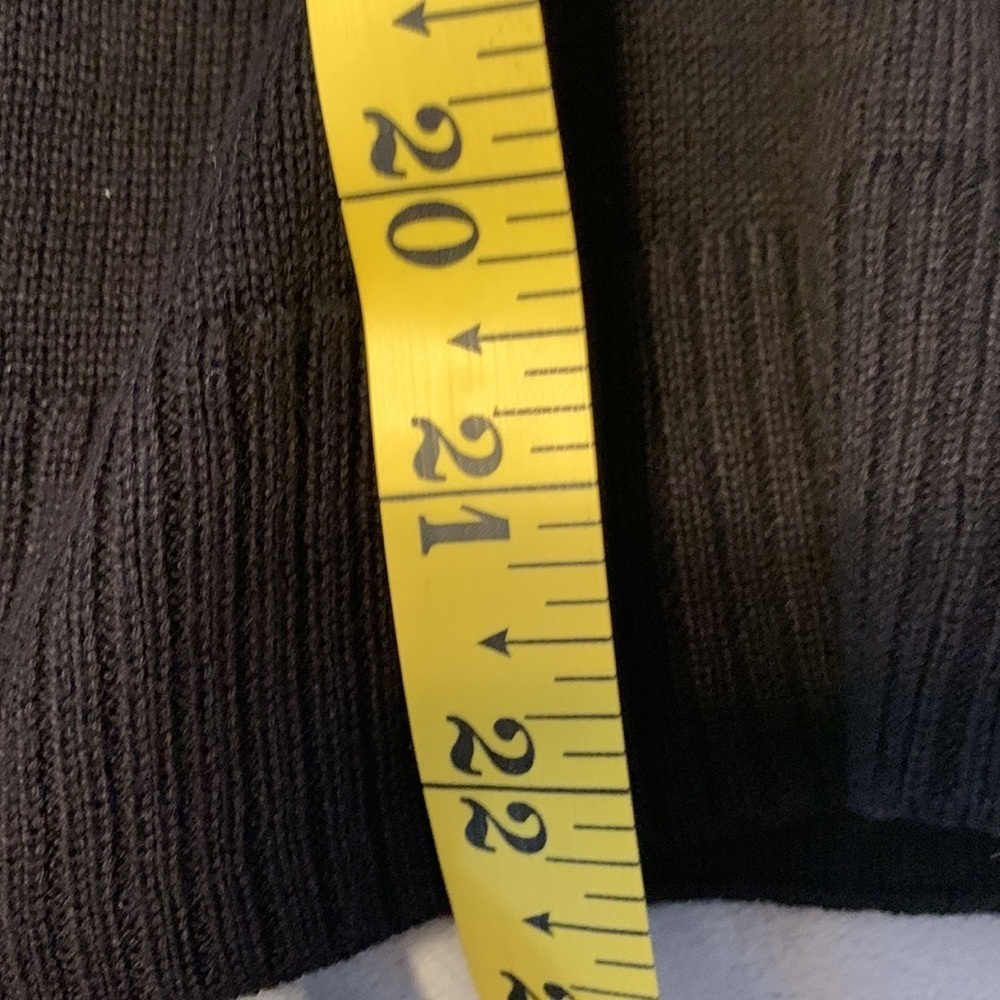PLACE size 14 XL black sweater neon rainbow stars striped rainbow cuffs - Picture 8 of 10